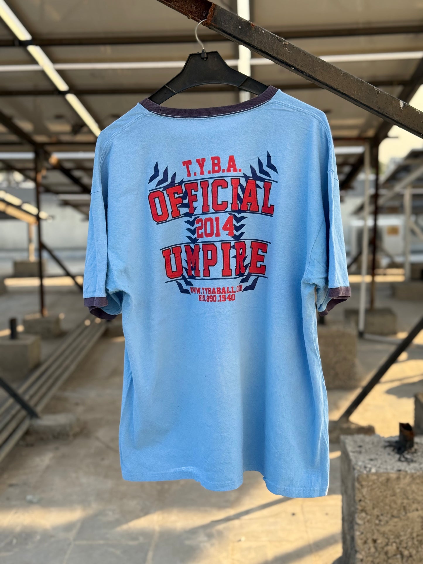 TYBA Official Umpire Oversized Baseball T Shirt