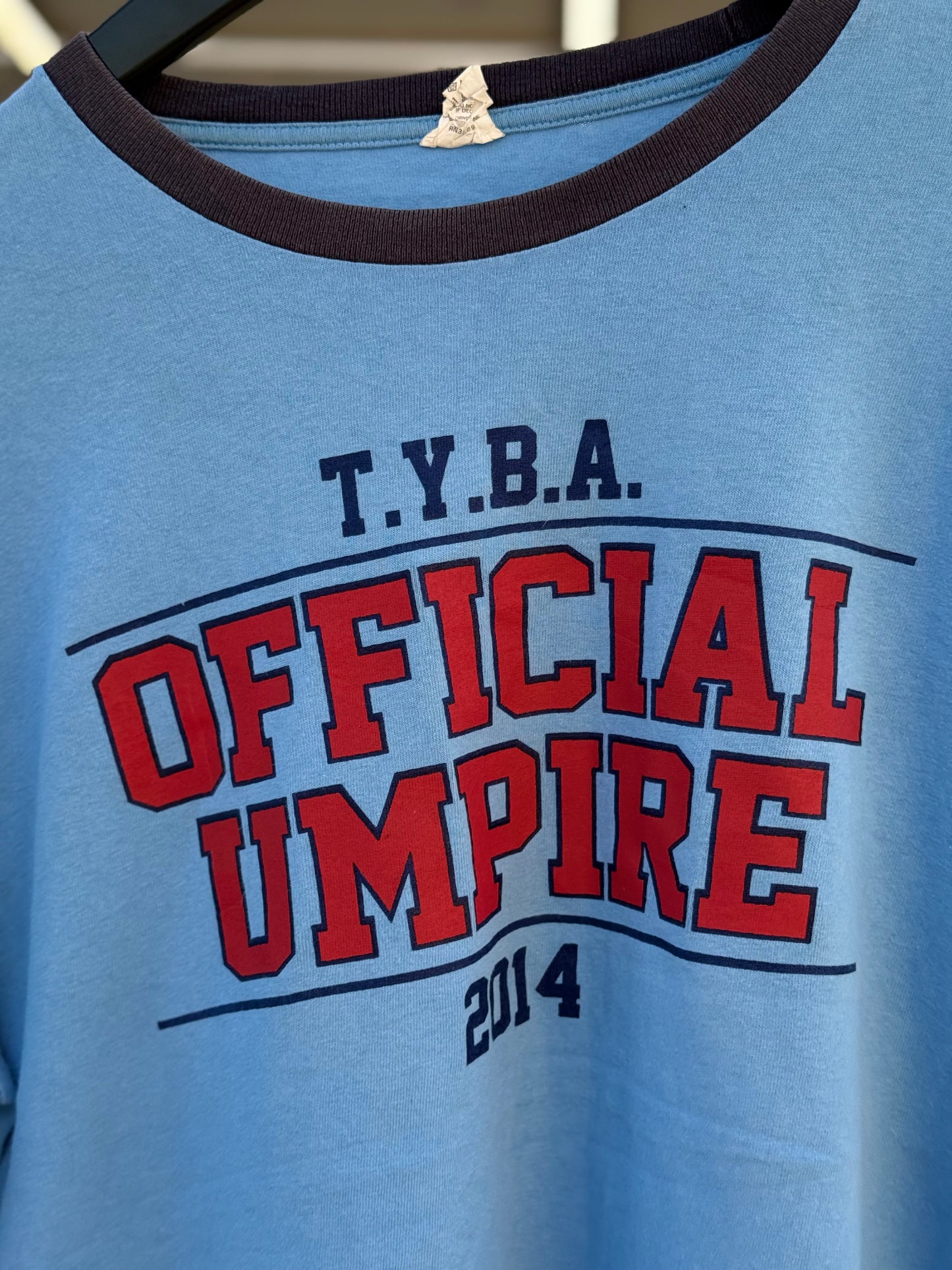 TYBA Official Umpire Oversized Baseball T Shirt